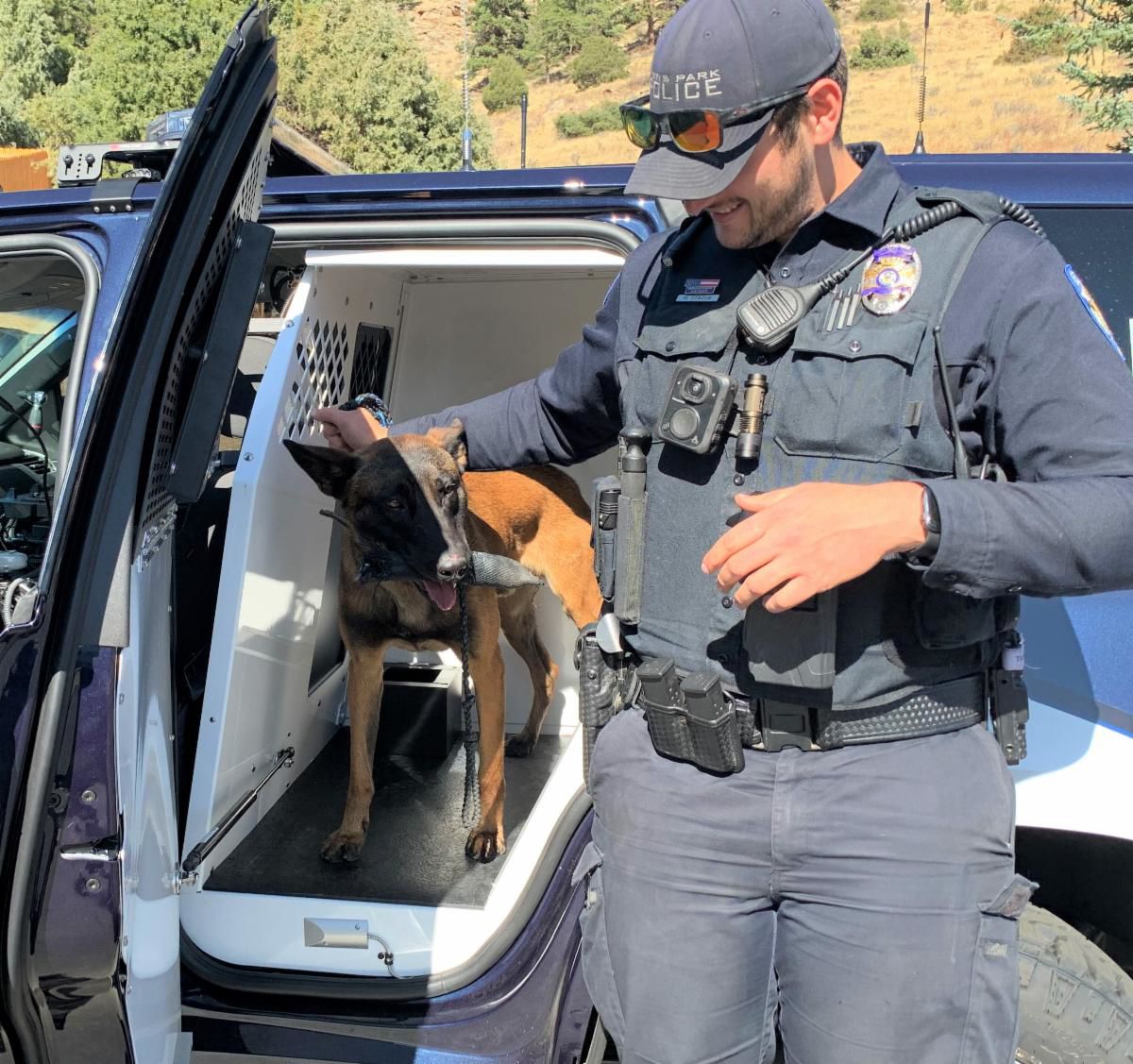 K9 Diego with Officer/Handler Mikel Otazua